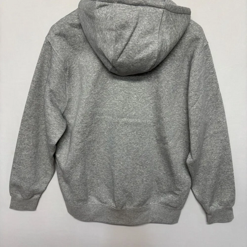 NWT Nike Men Club Fleece Full Zip Hoodie Size XL X-Large Gray C130 -16